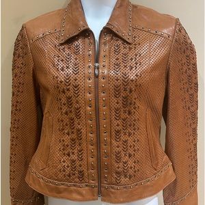 Ladies, Cripple Creek leather jacket